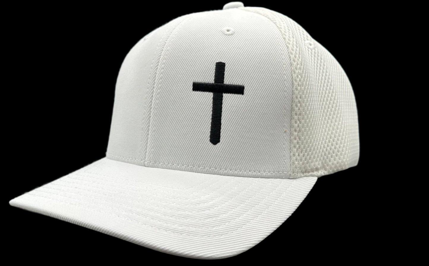 Cross Hat - White