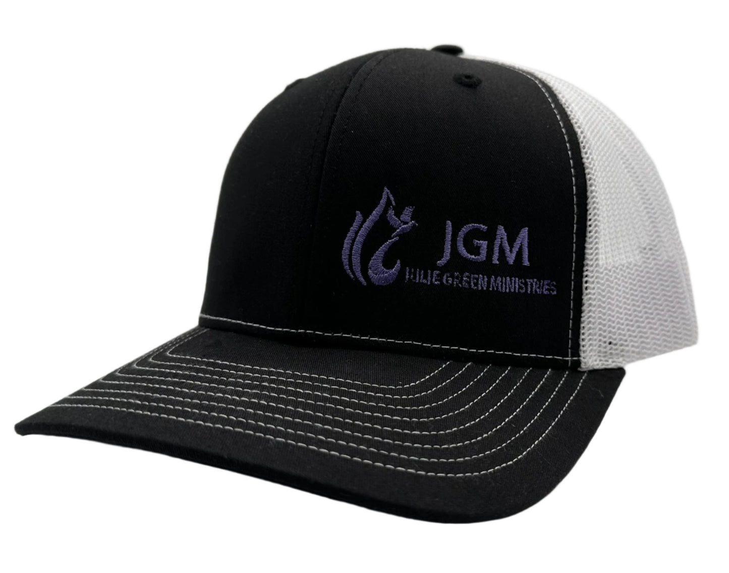 Julie Green Ministries Logo Trucker Hat - Black/White