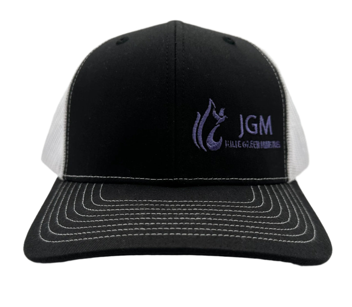 Julie Green Ministries Logo Trucker Hat - Black/White