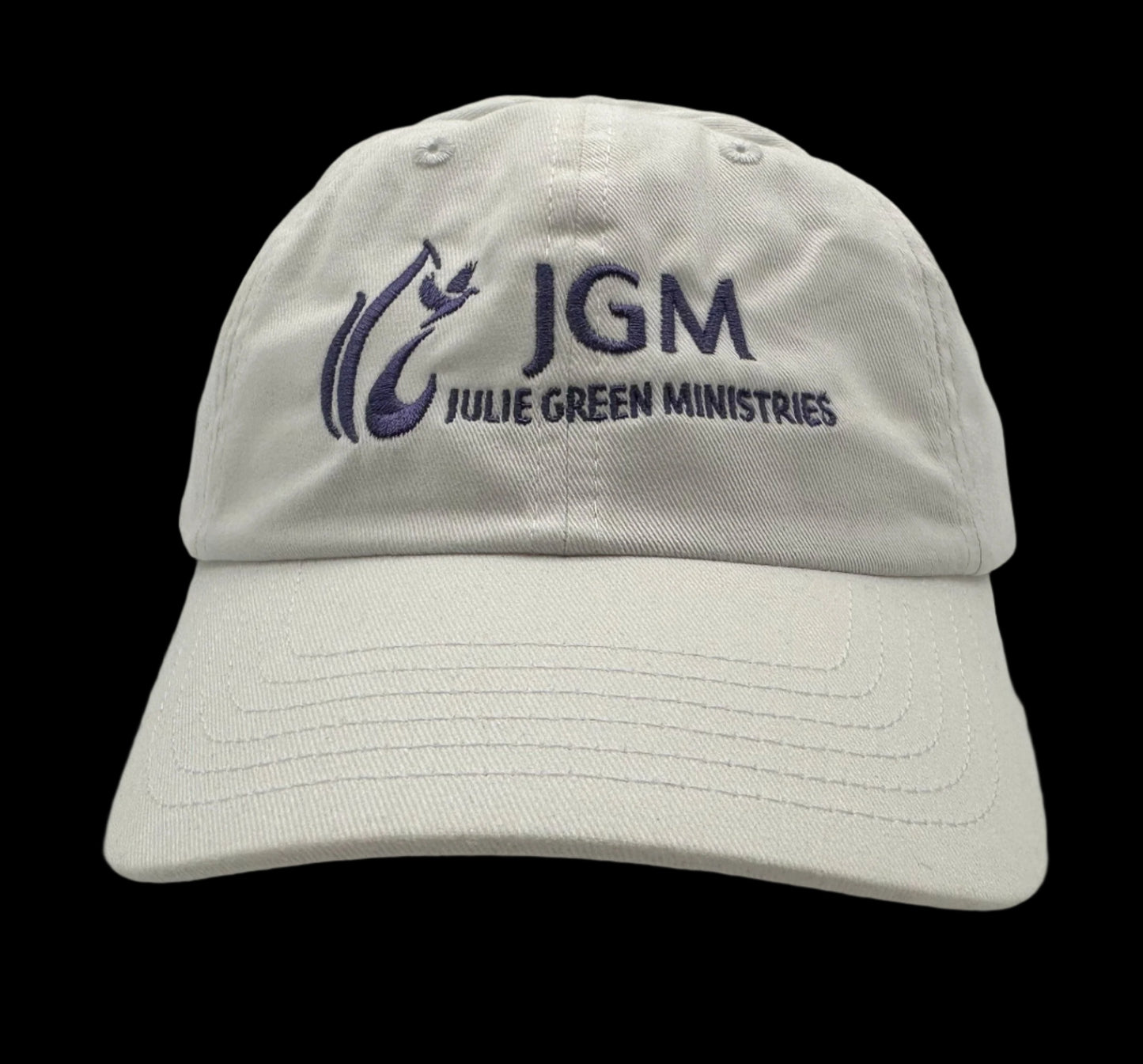 Julie Green Ministries Brushed Twill Cap - White