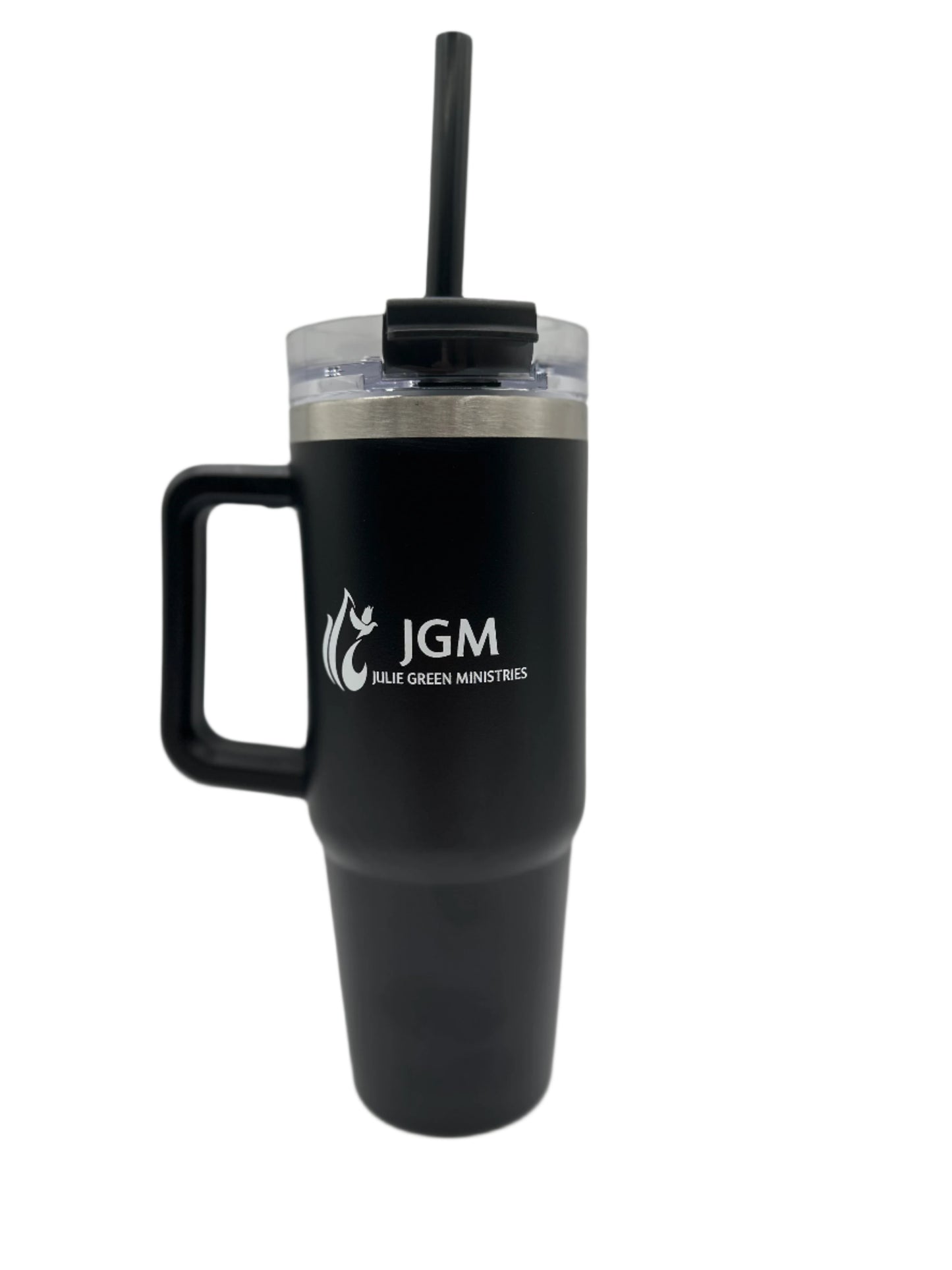 JGM God Wins Tumbler - Black/White