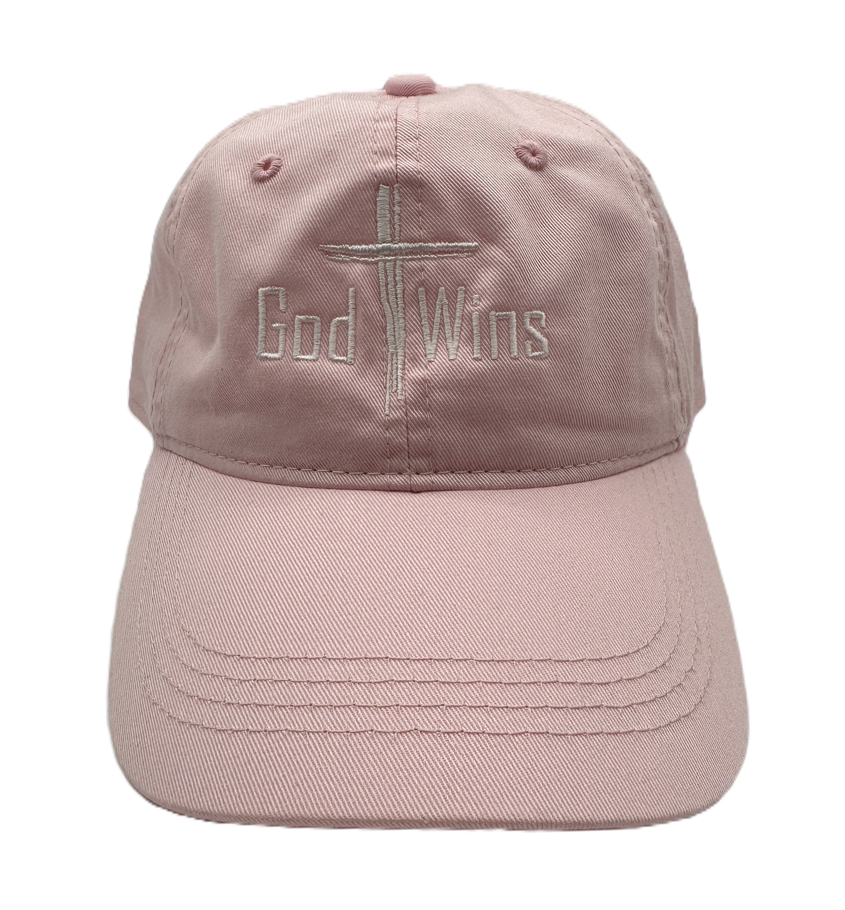 God Wins - Pink Hat – Three Sons Threads
