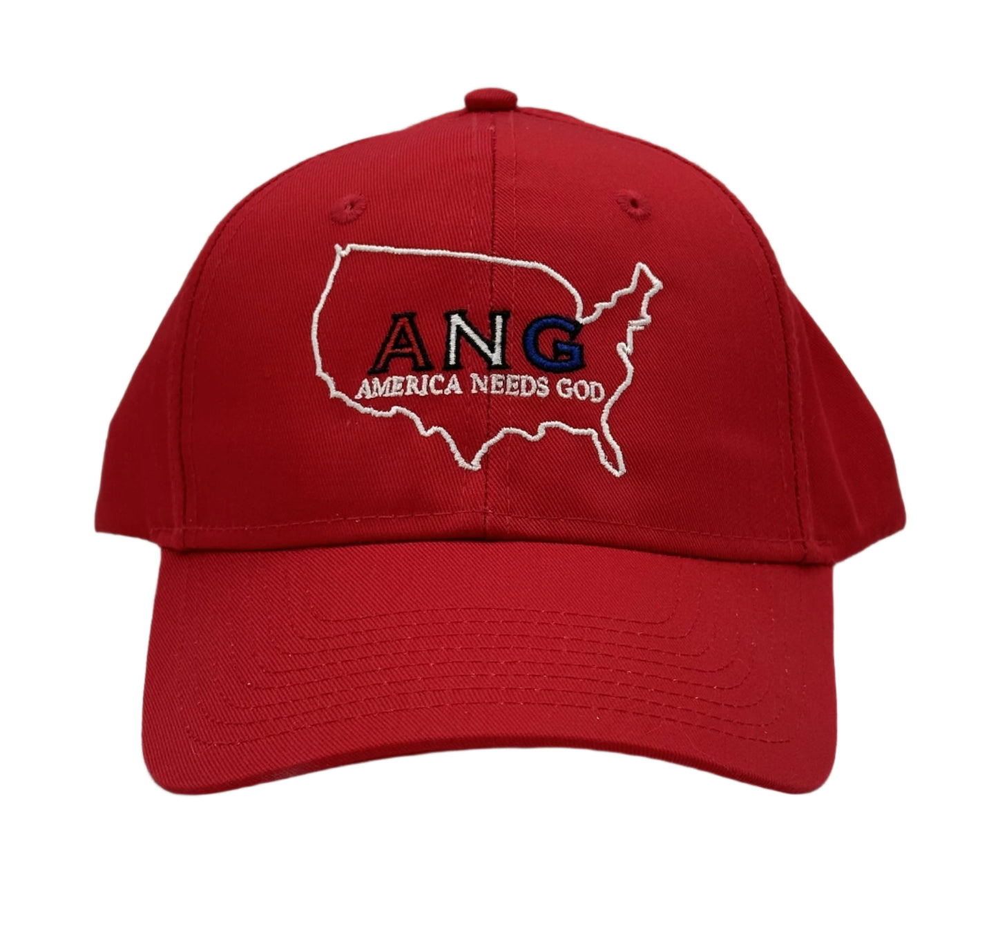 America Needs God Hat - Red - Red/White/Blue Letters