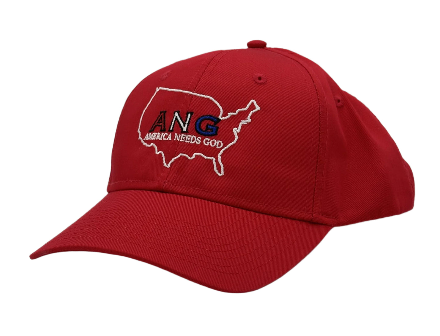 America Needs God Hat - Red - Red/White/Blue Letters