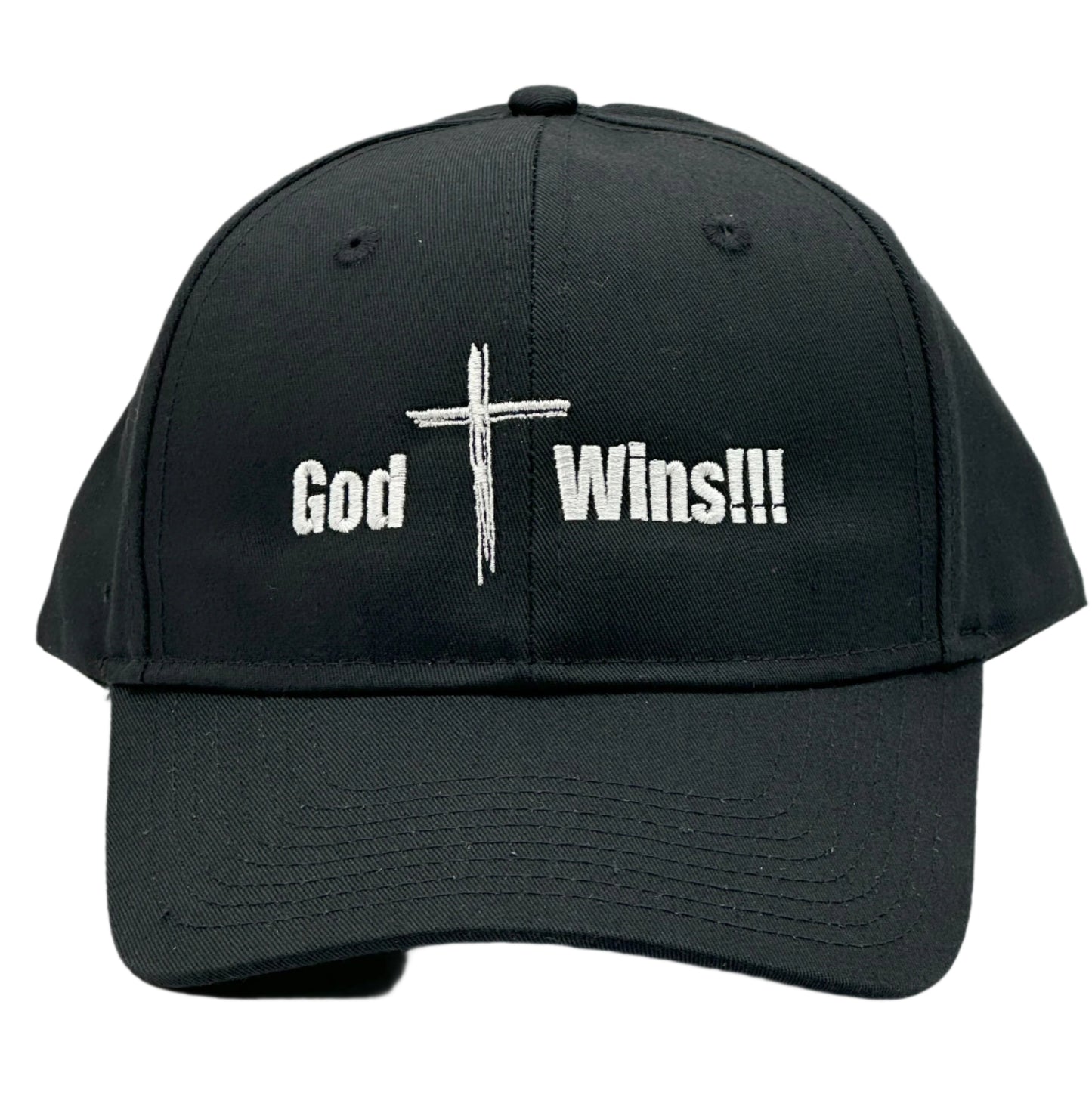 God Wins Hat - Black
