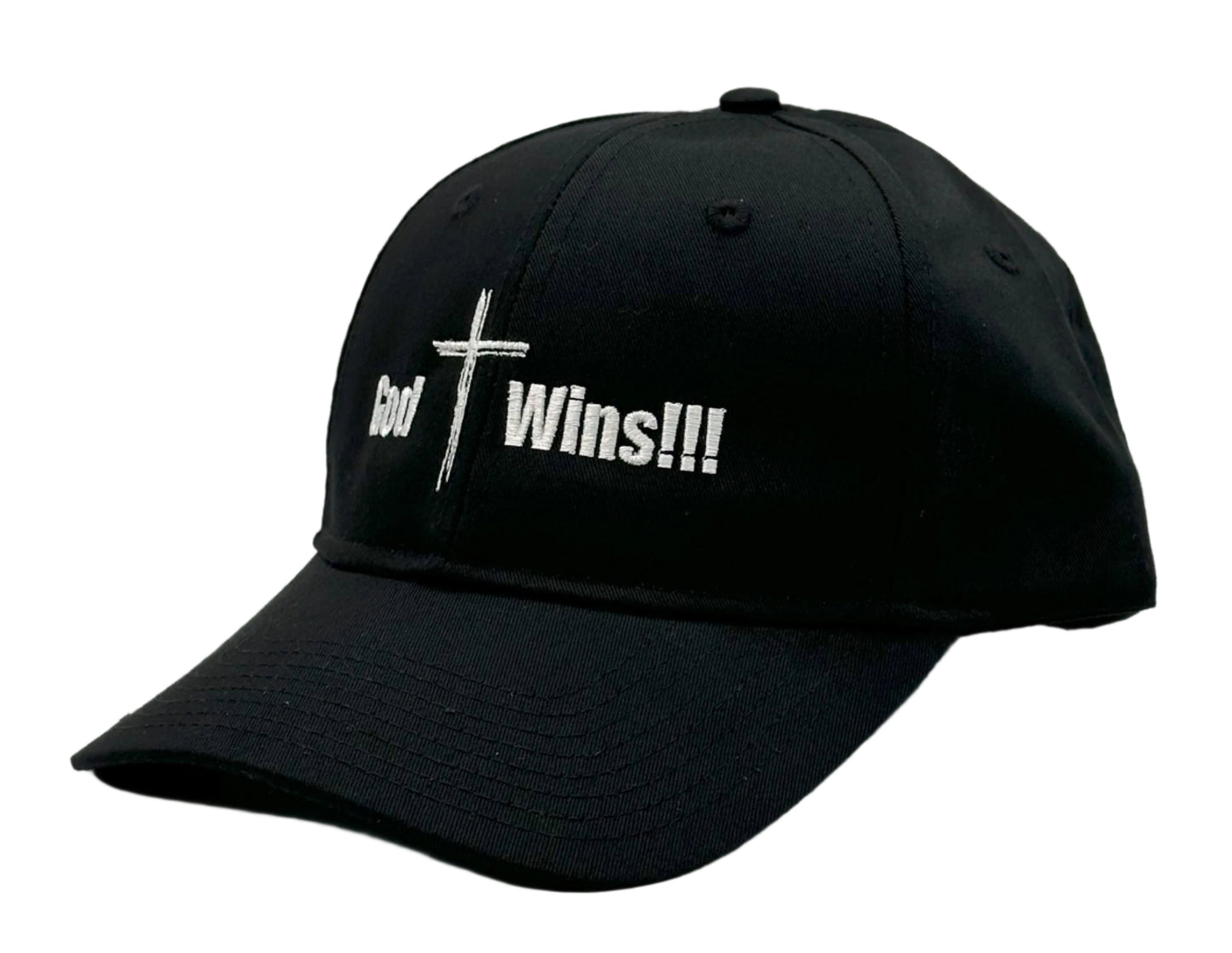 God Wins Hat - Black