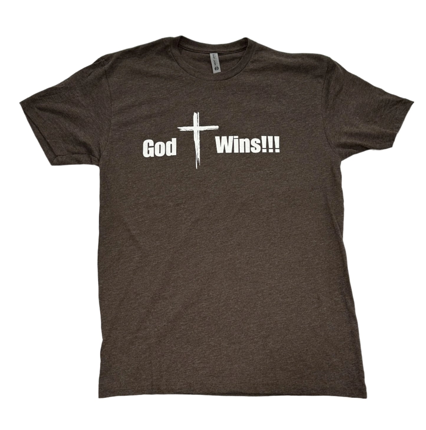 God Wins T-Shirt - Espresso