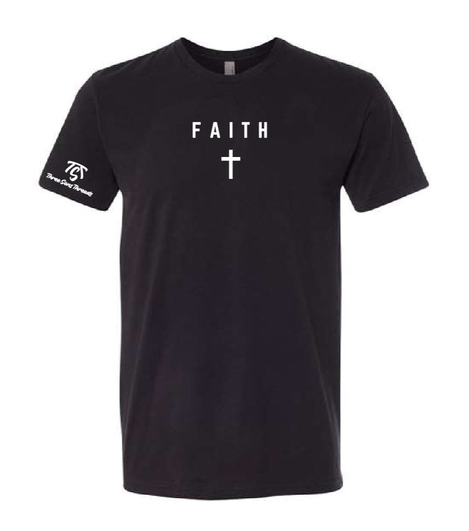Faith & Cross Black Shirt