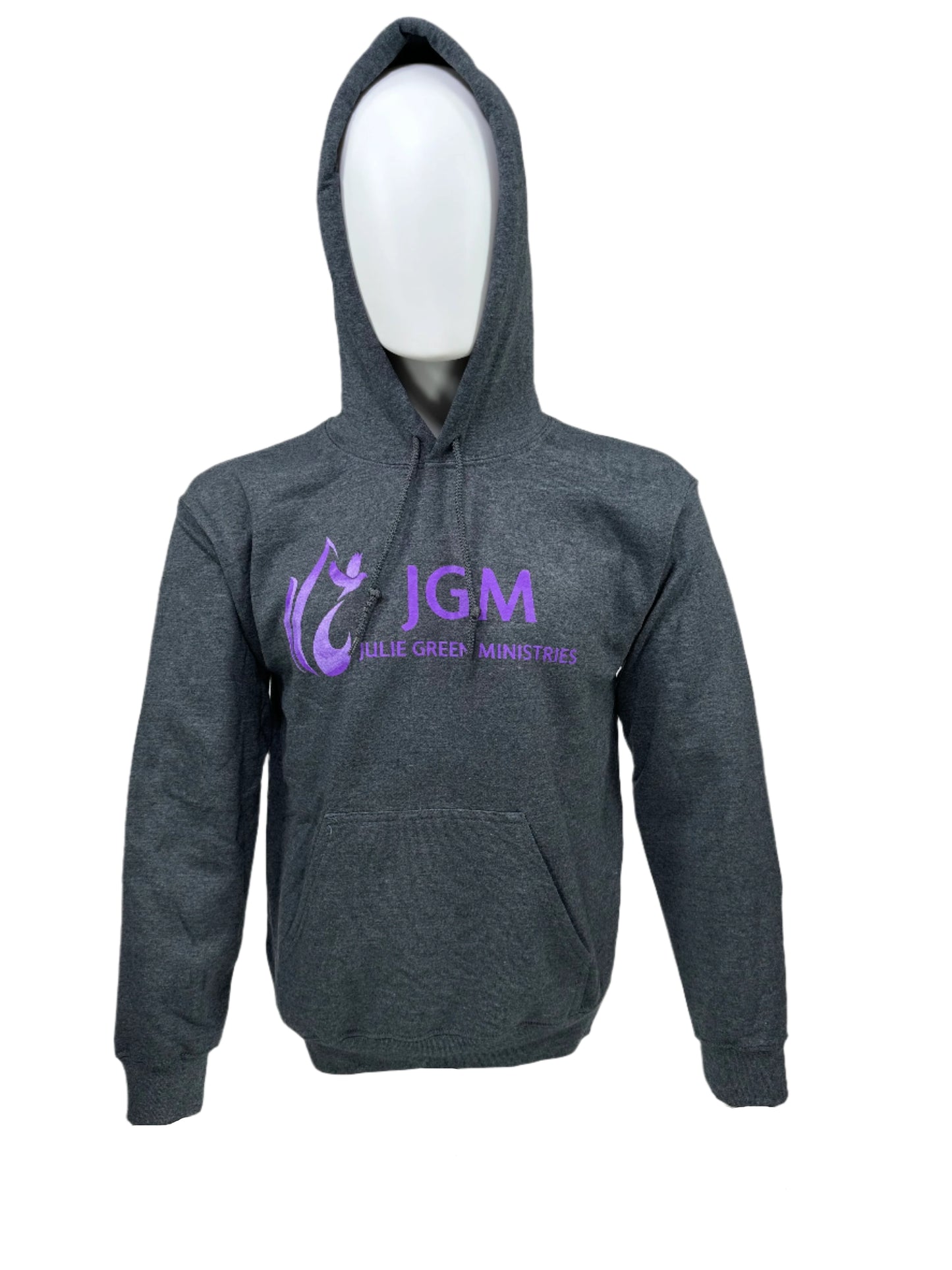 JGM Hooded Sweatshirt - Dark Heather Gray