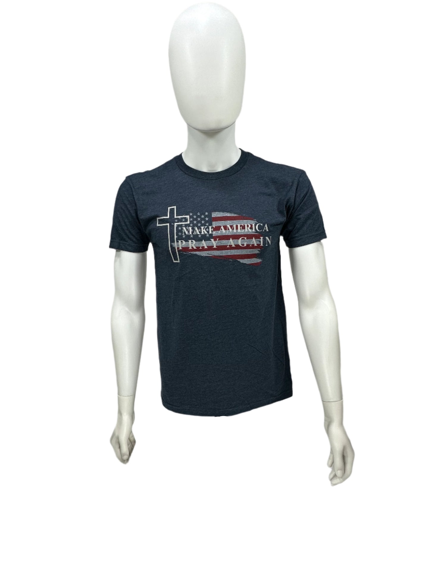 Make America Pray Again T-Shirt - Midnight Navy Blue