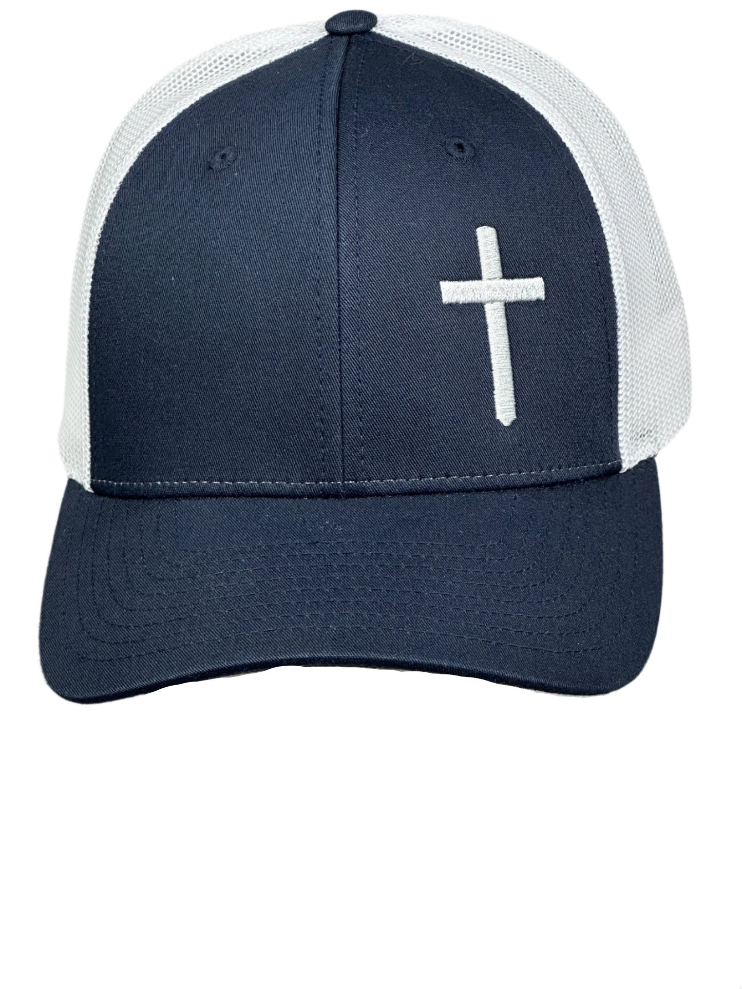 Cross Hat - Navy/White