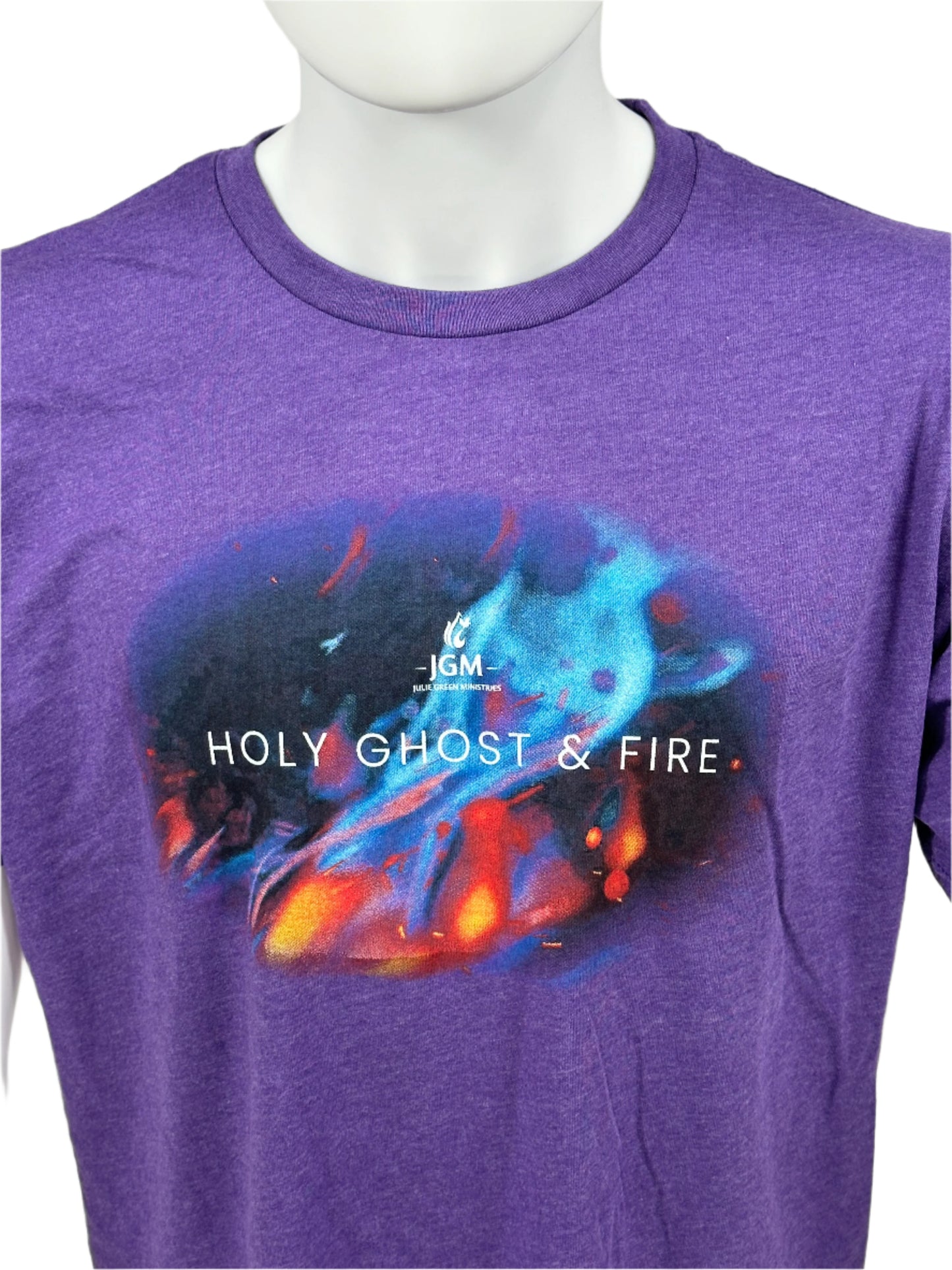 JGM Holy Ghost & Fire T-Shirt - Purple Rush