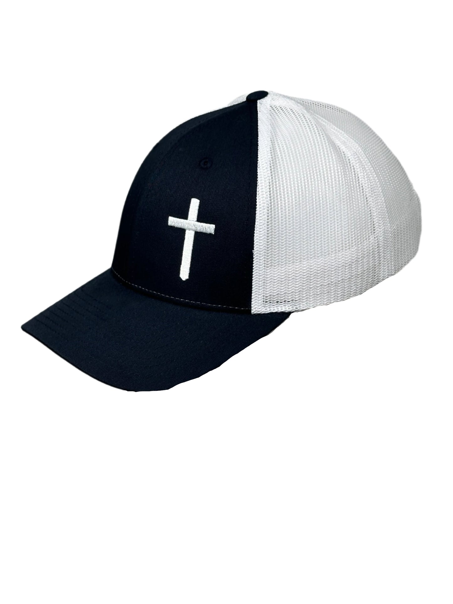 Cross Hat - Navy/White
