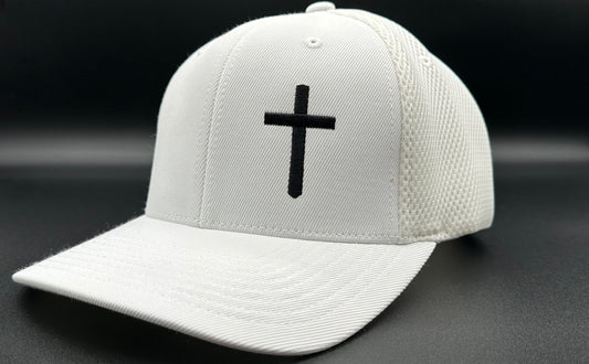 Cross Hat - White