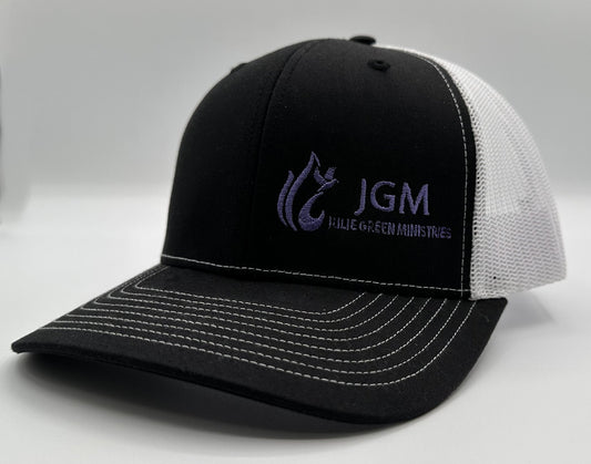 Julie Green Ministries Logo Trucker Hat - Black/White