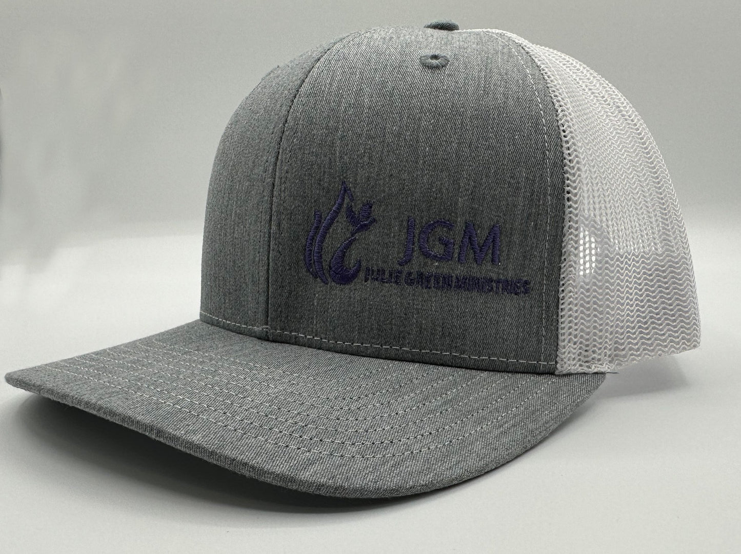 Julie Green Ministries Trucker Hat - Heather Gray/White