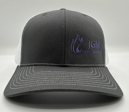 Julie Green Ministries Trucker Hat - Charcoal Gray/White