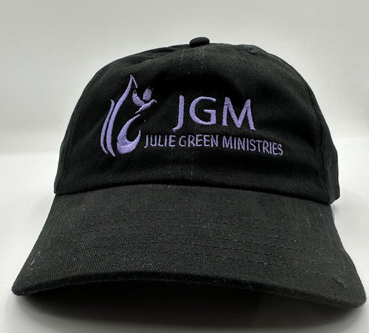 Julie Green Ministries Brushed Twill Cap - Black