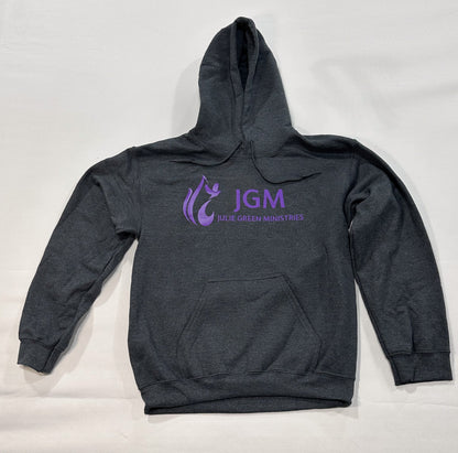 JGM Hooded Sweatshirt - Dark Heather Gray