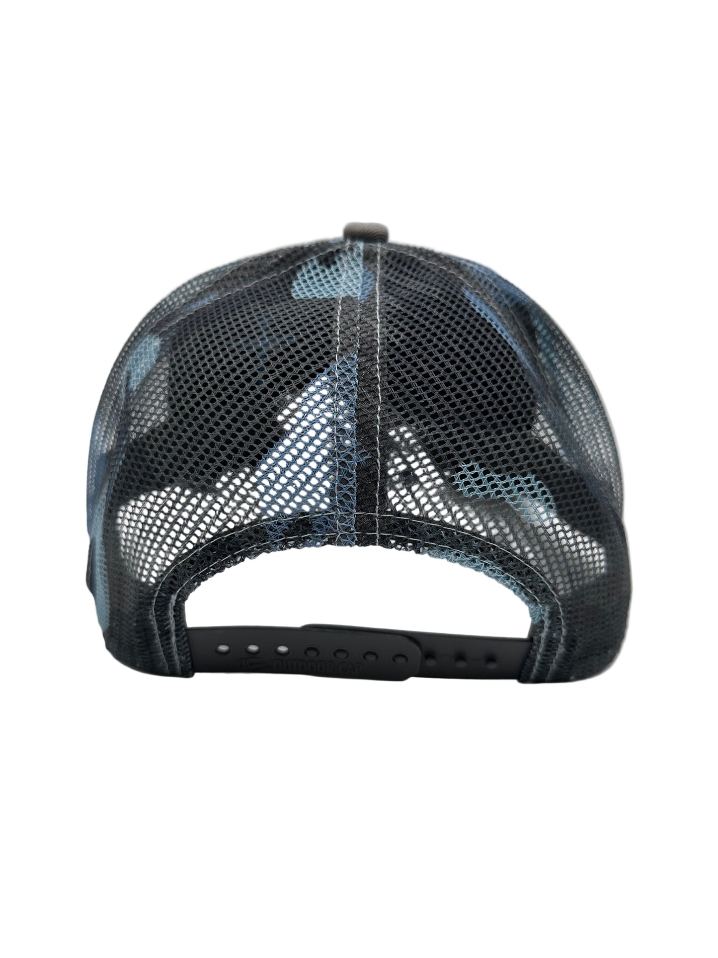 3 Nails Cross - Charcoal/Blue/Camo Trucker Hat