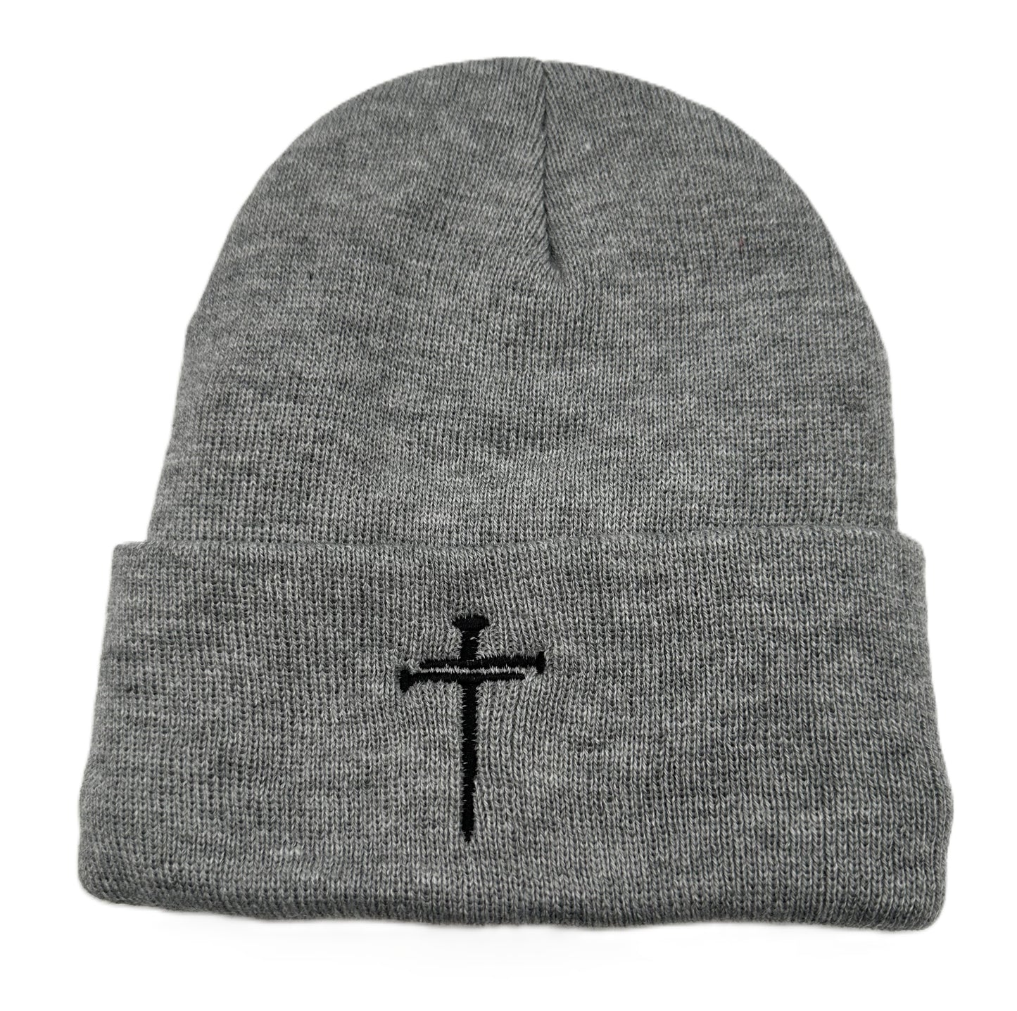 3 Nails Beanie Sherpa Lined - Heather Grey