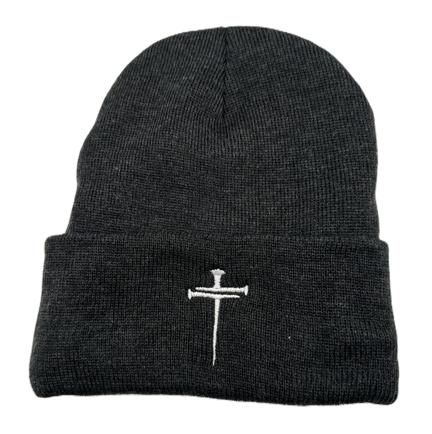 3 Nails Beanie Sherpa Lined - Heather Charcoal