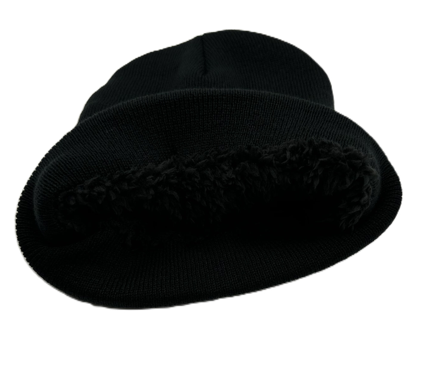 3 Nails Beanie Sherpa Lined - Black