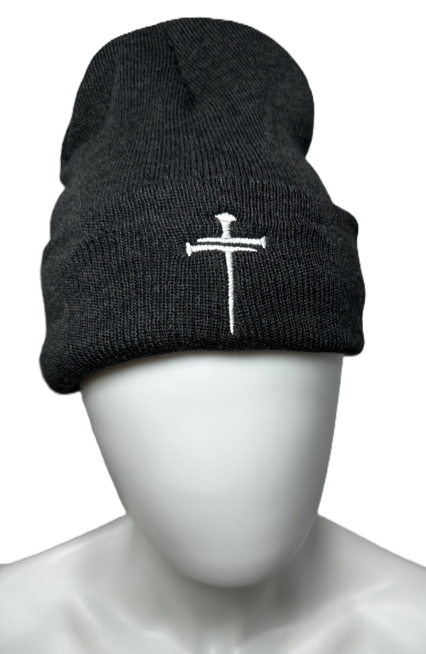 3 Nails Beanie Sherpa Lined - Heather Charcoal