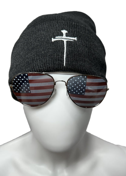 3 Nails Beanie Sherpa Lined - Heather Charcoal