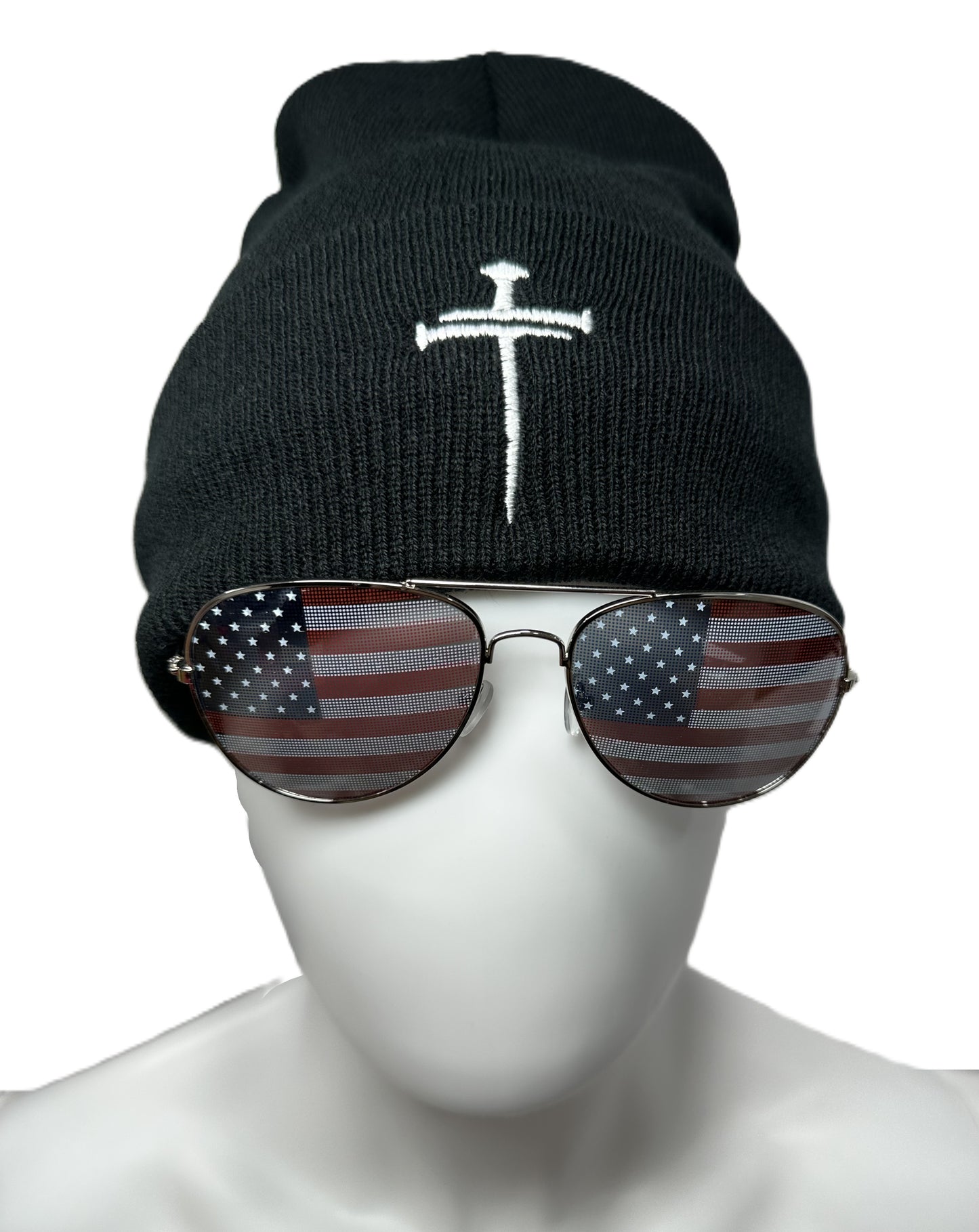 3 Nails Beanie Sherpa Lined - Black