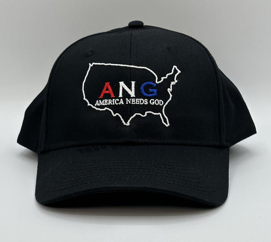 America Needs God Hat - Black - Red/White/Blue Letters