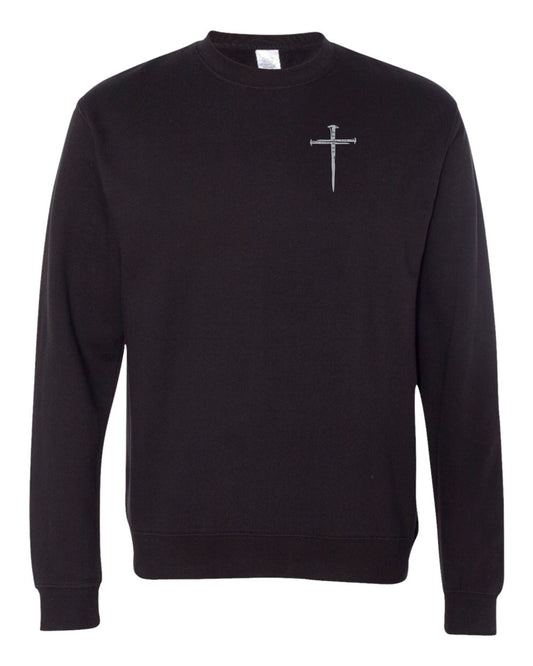3 Nails Crew Neck Sweatshirt - Black