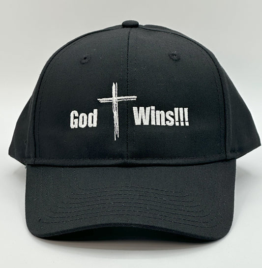 God Wins Hat - Black