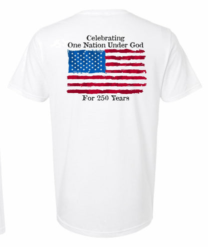 One Nation Under God 250 Years - White