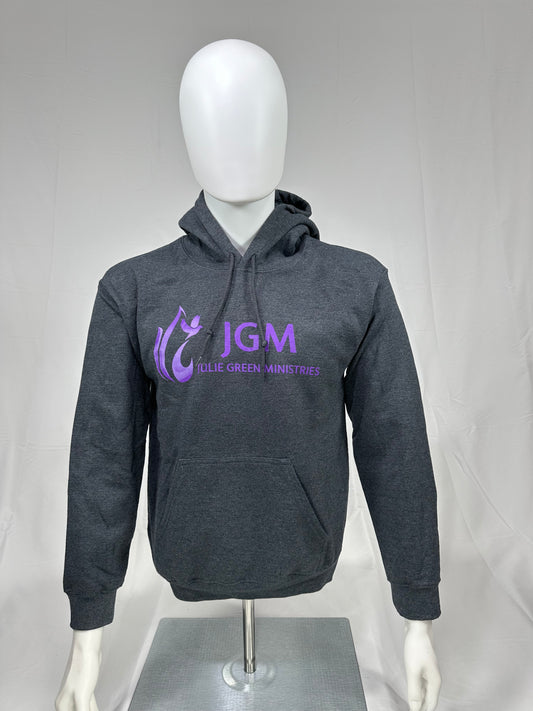 JGM Hooded Sweatshirt - Dark Heather Gray