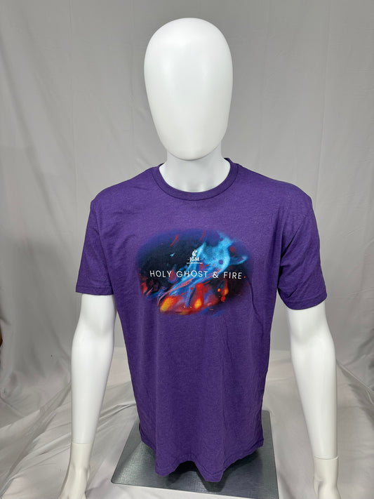 JGM Holy Ghost & Fire T-Shirt - Purple Rush