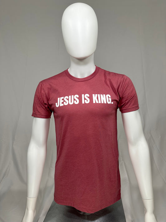 Jesus Is King T-Shirt - Heather Mauve